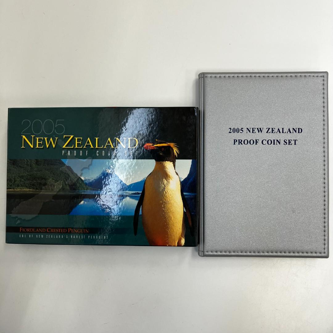 フィヨルドランドペンギン ニュージーランドプルーフコインセット 2005