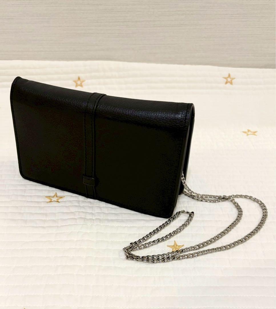 売約済みGALLARDAGALANTE 【2.718】-ウォレットミニバッグ黒