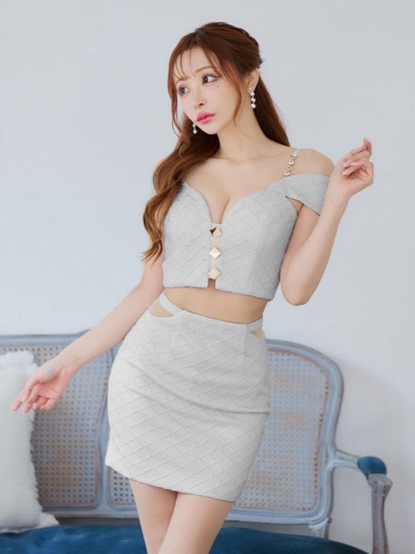 SUGAR シュガーJessica キャバクラ ドレス セットアップ タイト