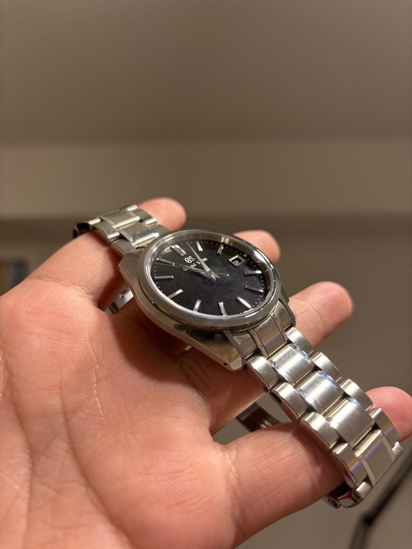 Grand Seiko ブラック 腕時計　SBGP003