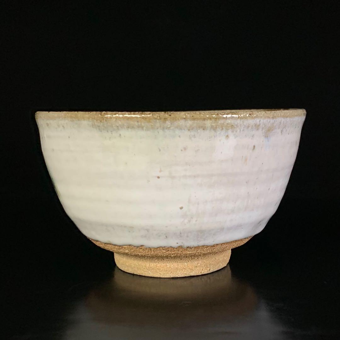 【中里重利 作】唐津焼 『斑唐津』 茶碗 共布 共箱 栞 陶歴