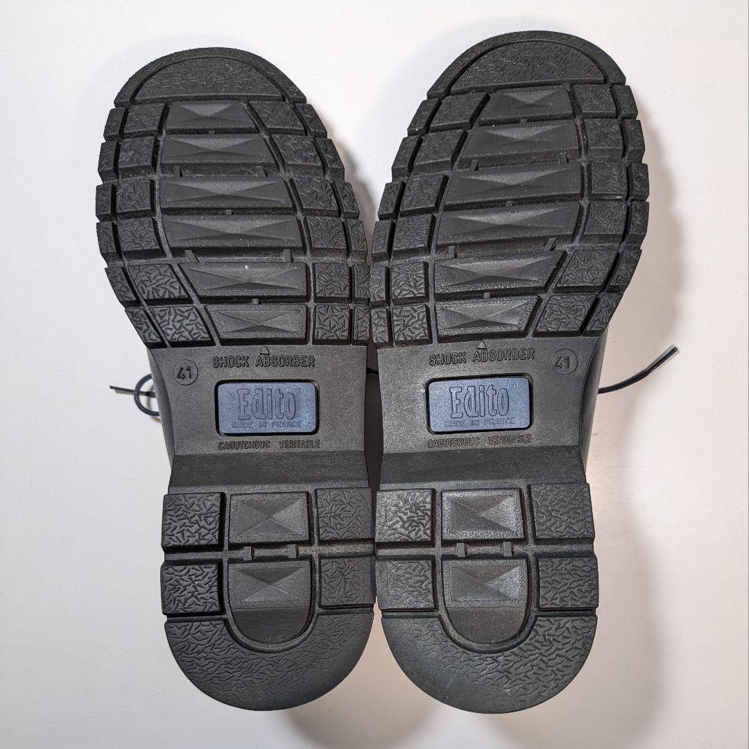 KLEMANクレマン41パドレ26㎝チロリアンシューズ ネイビー