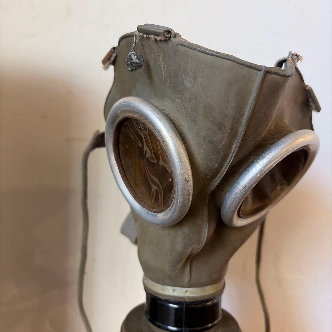 1938年 製造 ガスマスク フランス軍 ミリタリー 第二次世界大戦