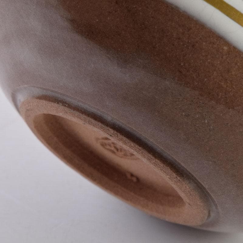 すみれ様専用 京焼 清栄寺窯杉田祥平造 赫土地馬文 宝珠香合 共箱 V