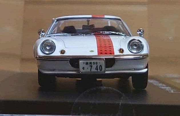 京商1/43 サーキットの狼ロータス ヨーロッパSP スペシャル（白）ミニカー