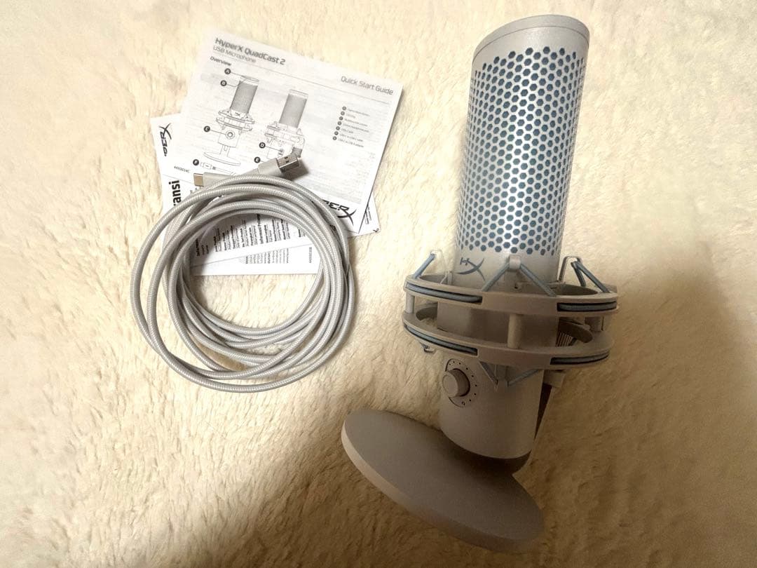 HyperX QuadCast 2 コンデンサーマイク ホワイト