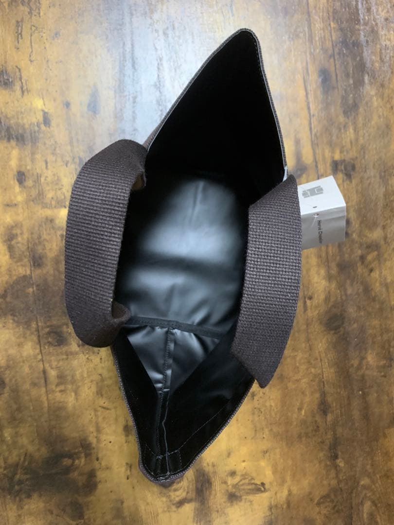 み*ほ様 新品エルベシャプリエ 707c ブラック舟形 トートバッグ M