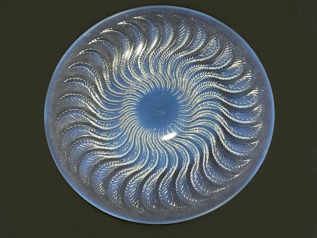 R.LALIQUEルネラリックActiniaイソギンチャク浅鉢大皿プレート