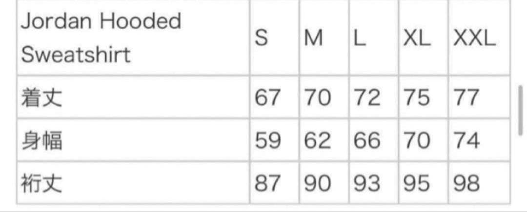 SUPREME JORDAN ロゴ パーカー M