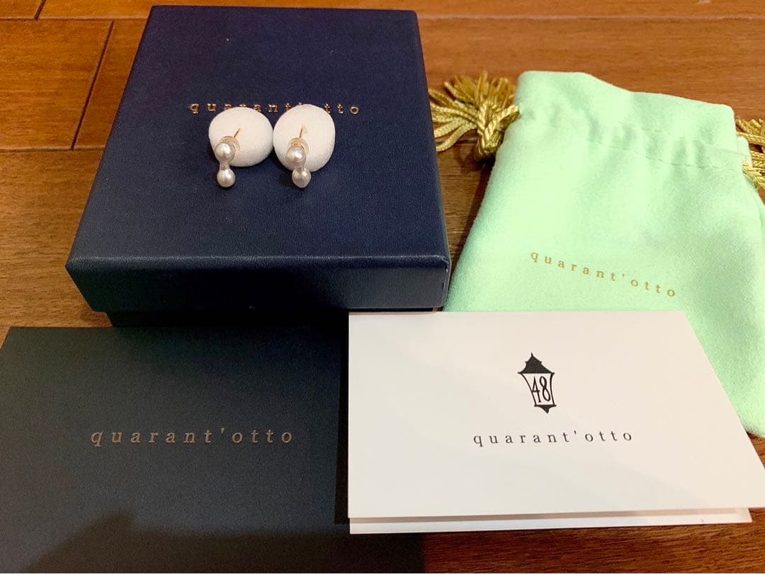 quarant'otto ピアスキャッチ 両耳 quarantotto クアラントット ピアス