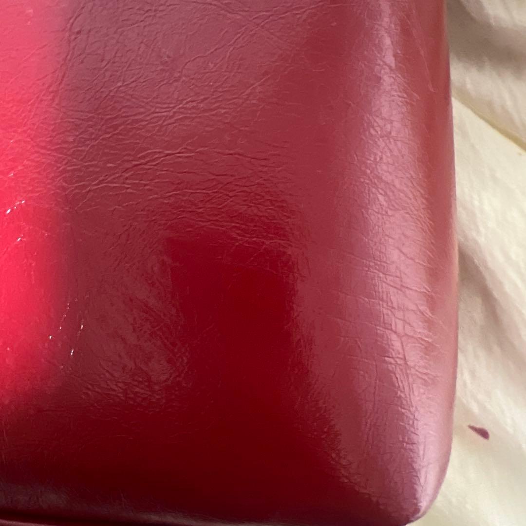 【ケース付】stand oil ワインレッドショルダーバッグ