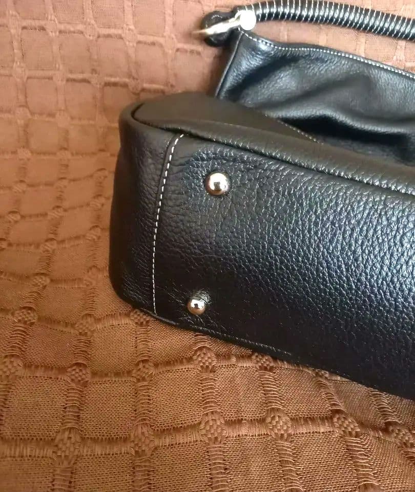 濱野皮革工藝　HAMANO　ショルダーバック　2way　濱野ロール　本革　黒