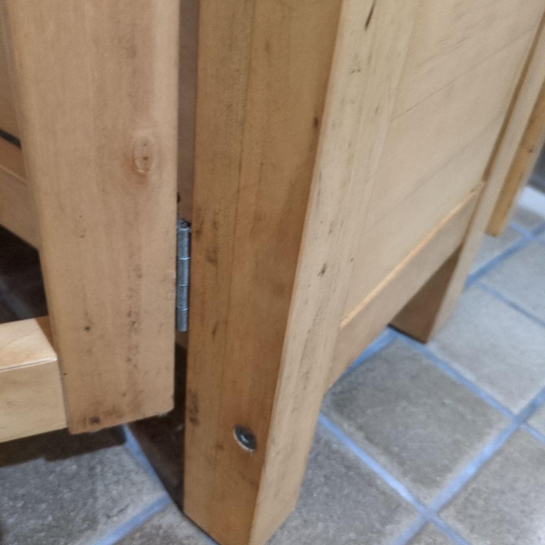 値下げ IKEA 木製ダイニングテーブル 伸長式折りたたみノールデン バタフライ