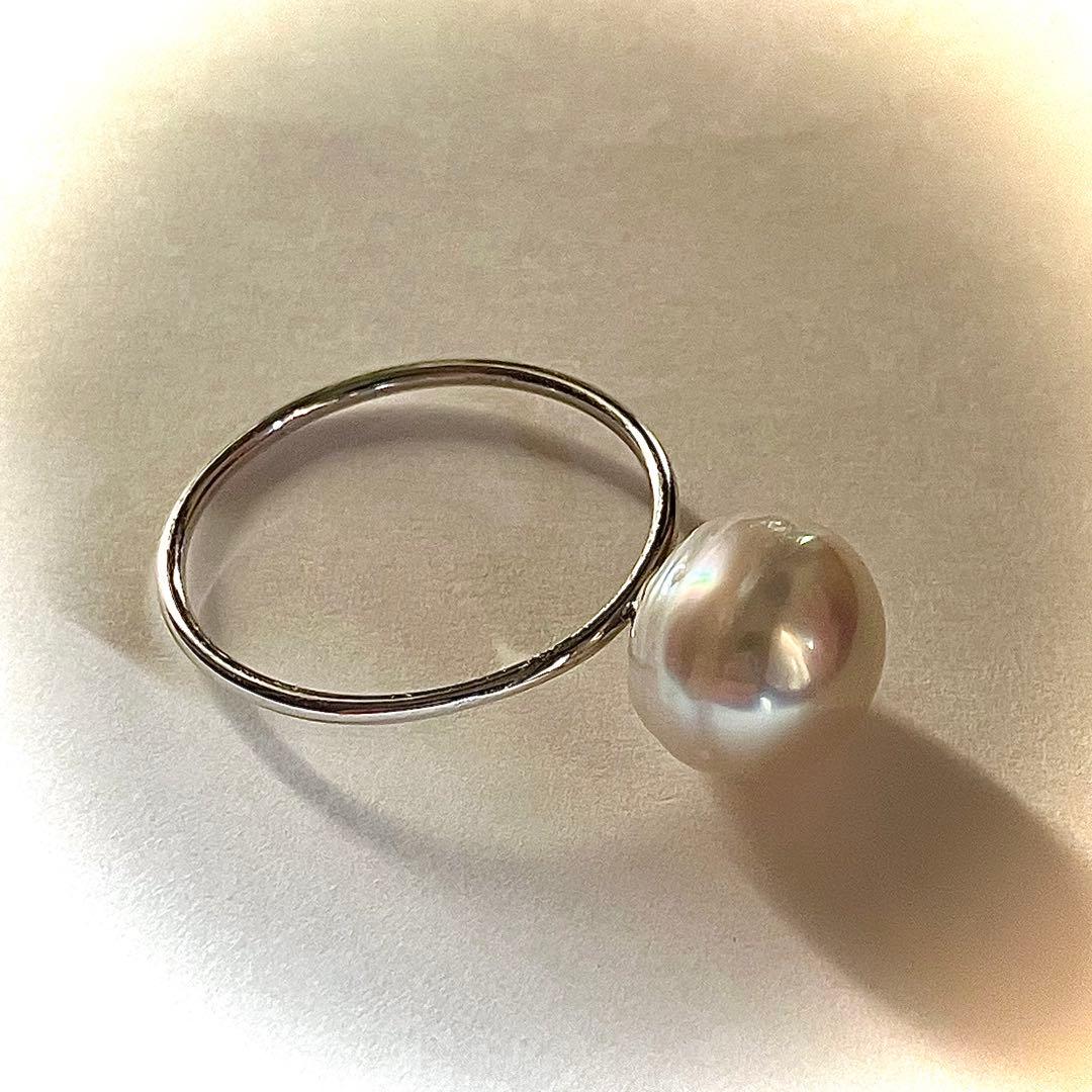 k18WG 白蝶芥子　リング