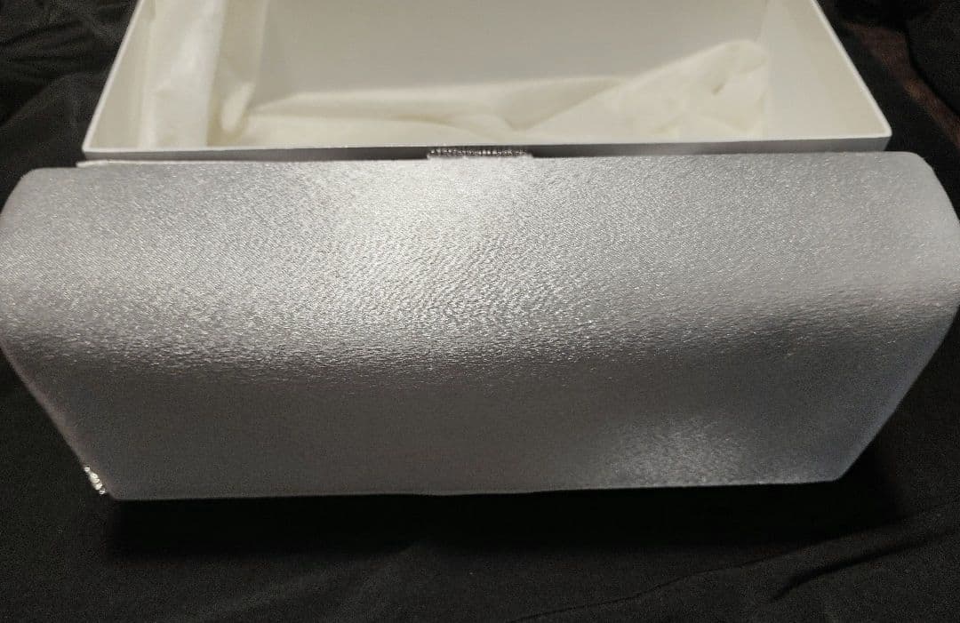 【東京ソワール】 パーティーバッグ チェーン クラッチバッグ シルバー系