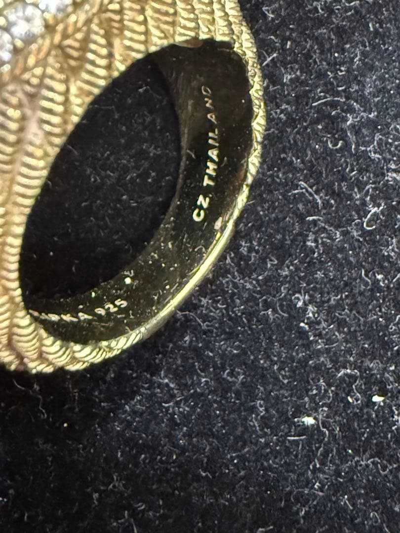 JUDITH RIPKA 925 宝石 ダイヤ付き 指輪 リング レディース