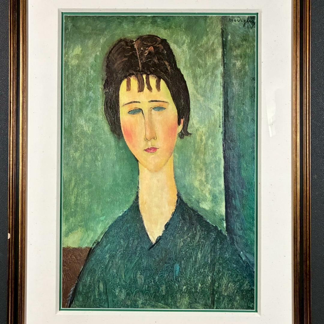 アメデオ・モディリアーニ「La Fanciulla～」ジクレー版画 証明書有