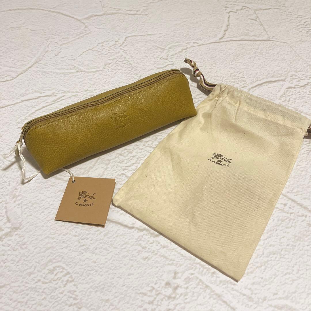 新品未使用】IL BISONTE イルビゾンテ ペンケース 小物入れ 本革