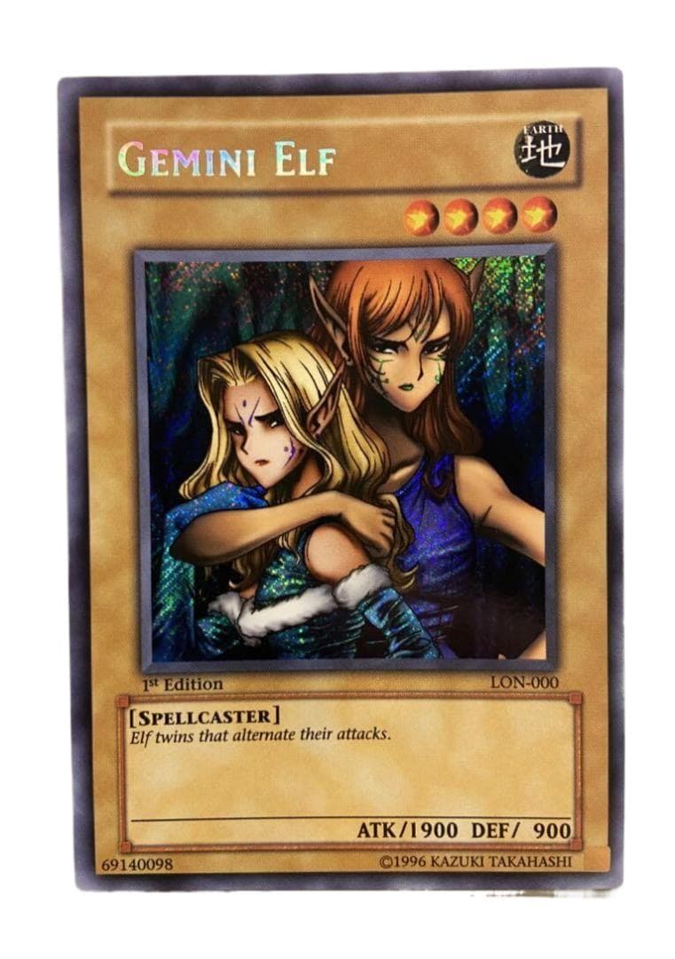 遊戯王 ヂェミナイエルフ シク LON-000 旧アジア 英語版 新品