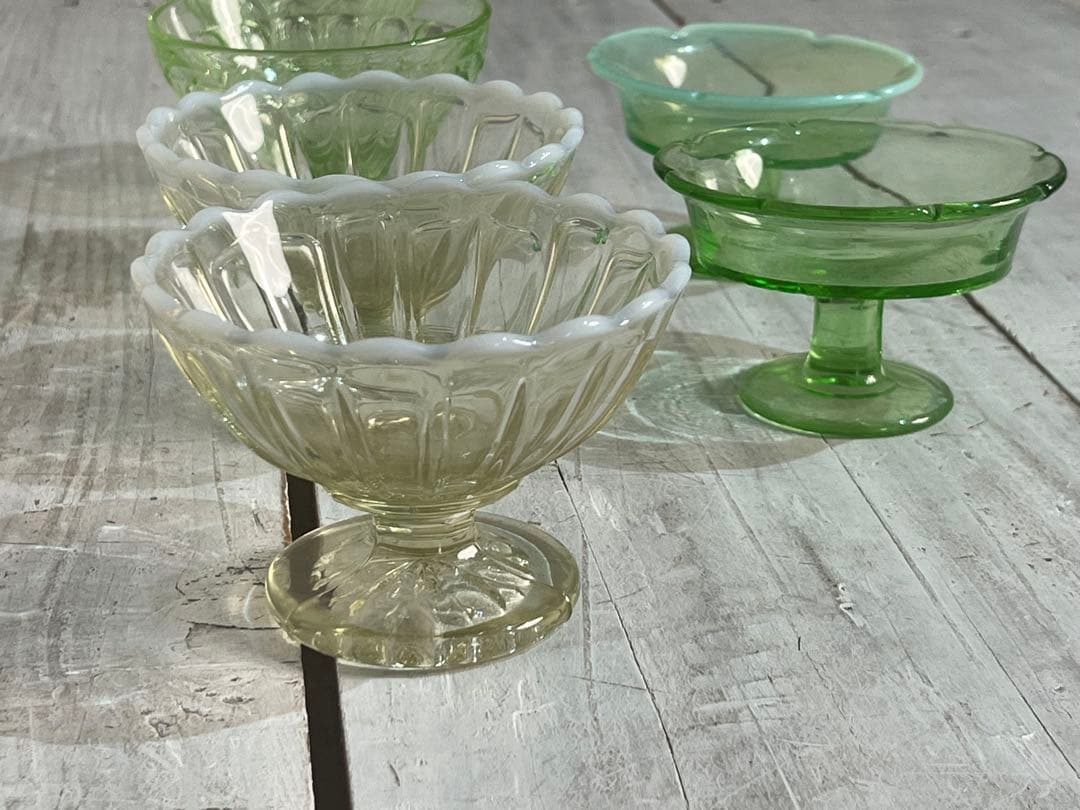 豪華】明治 大正 ビンテージ グラス 硝子 セット