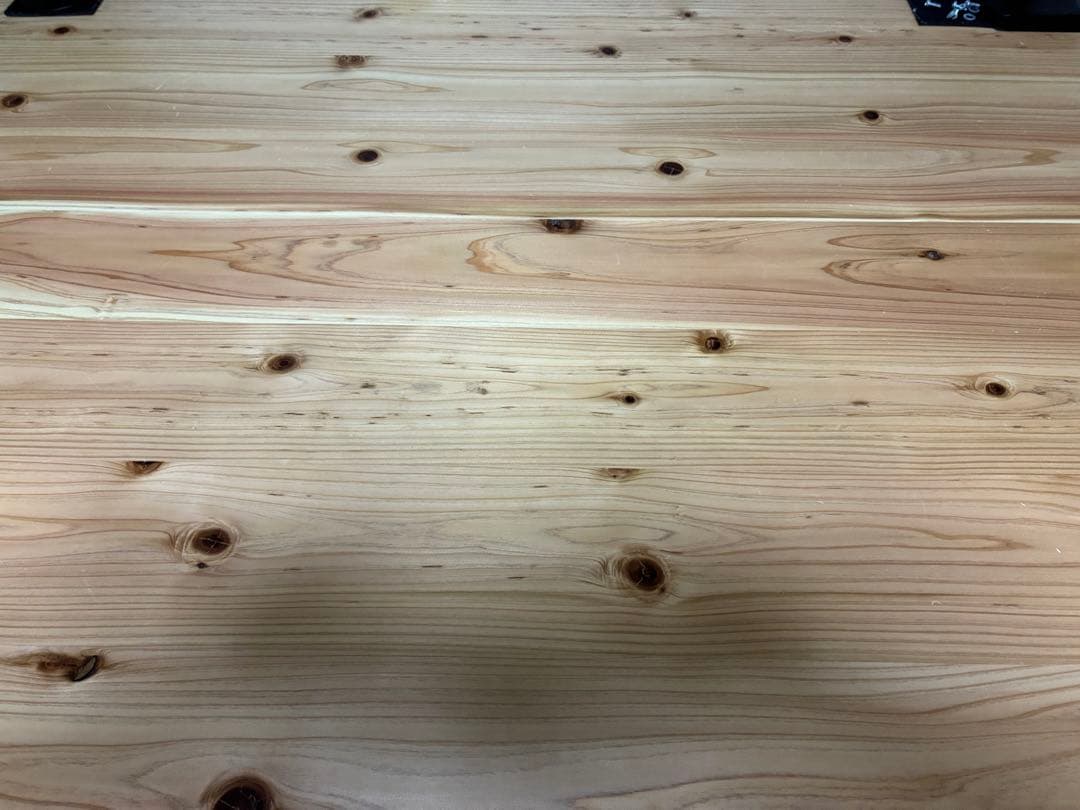 Kanademono 無垢 杉 180×80cm ダイニングテーブル　かなでもの