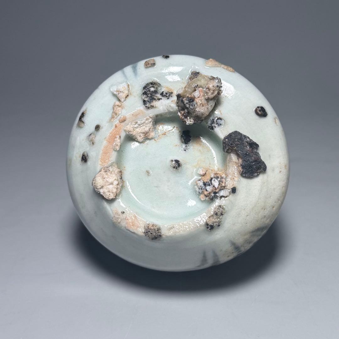 初期伊万里 染付草文様 徳利 小瓶 箱付 1600年前半 登窯 江戸