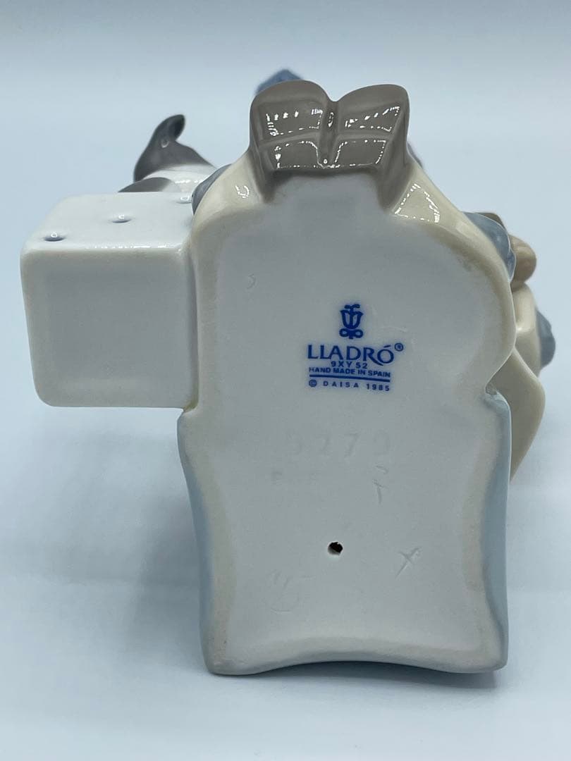 美品 LLADRO リヤドロ アコーディオンを持つピエロ フィギュリン