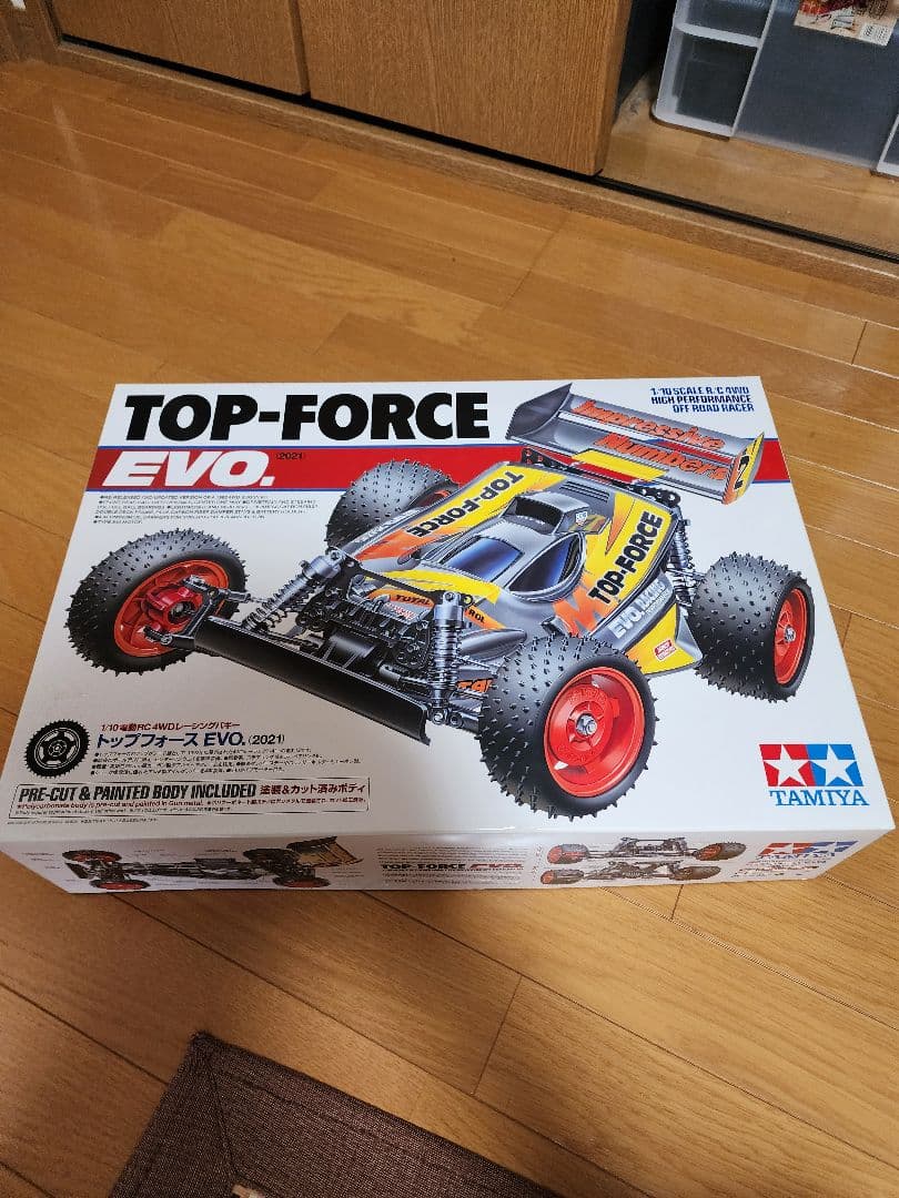 タミヤ トップフォース EVOキット　未組立　もう、本当に限界価格です。送料込み タミヤ トップフォース EVOキット 未組立 もう、本当に限界価格です