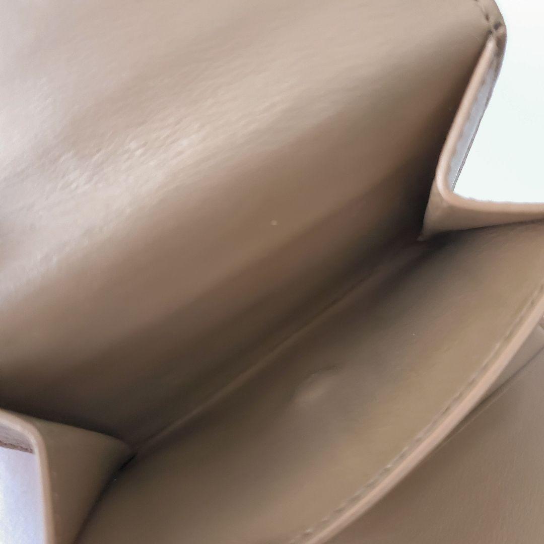 CELINE　3つ折り財布　スモールトリフォールドウォレット　モカベージュ