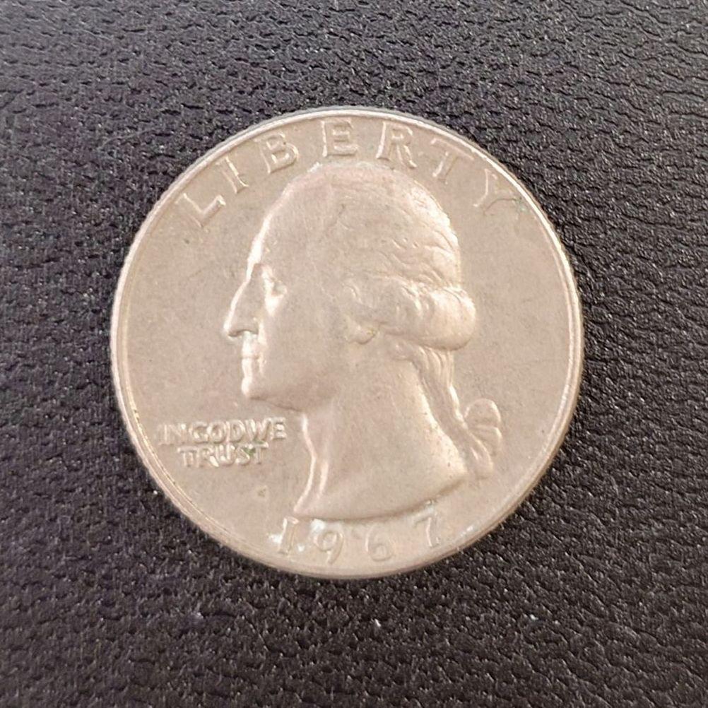 ジョージ・ワシントン 1967年 クォーターダラー 25セント コイン