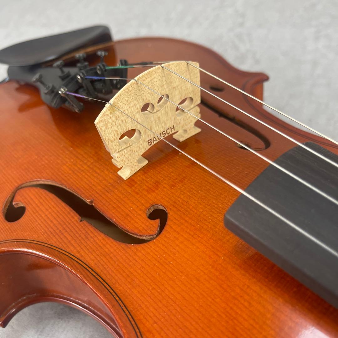 希少　メンテナンス済み　アースミュージック　ヴィオラ　弓　肩当て　ケース　虎杢