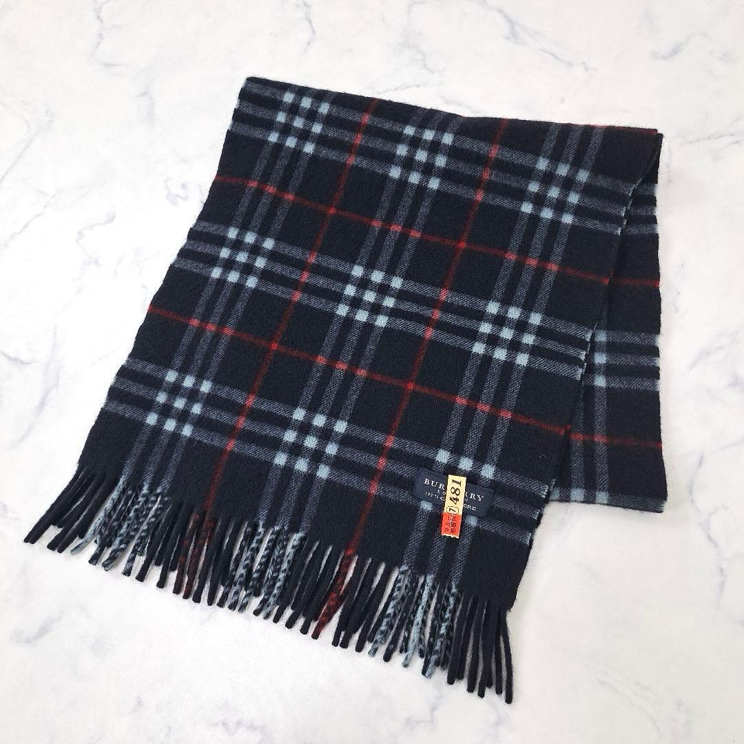 極美品☆クリーニング済み BURBERRY LONDON カシミヤ マフラー