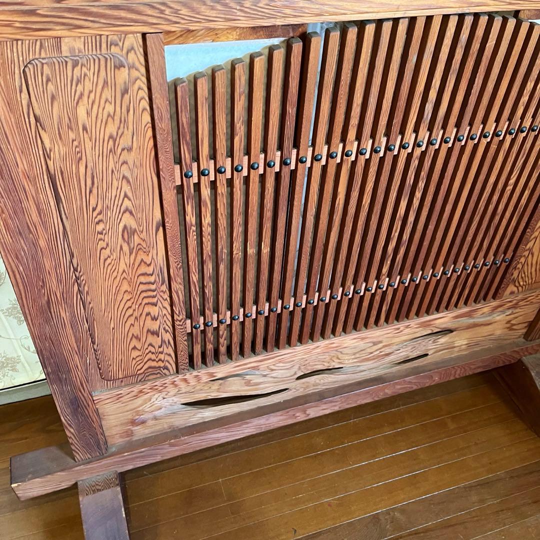 アンティーク】昭和レトロ 木製 衝立 間仕切り 欄間 パーテーション 古民家