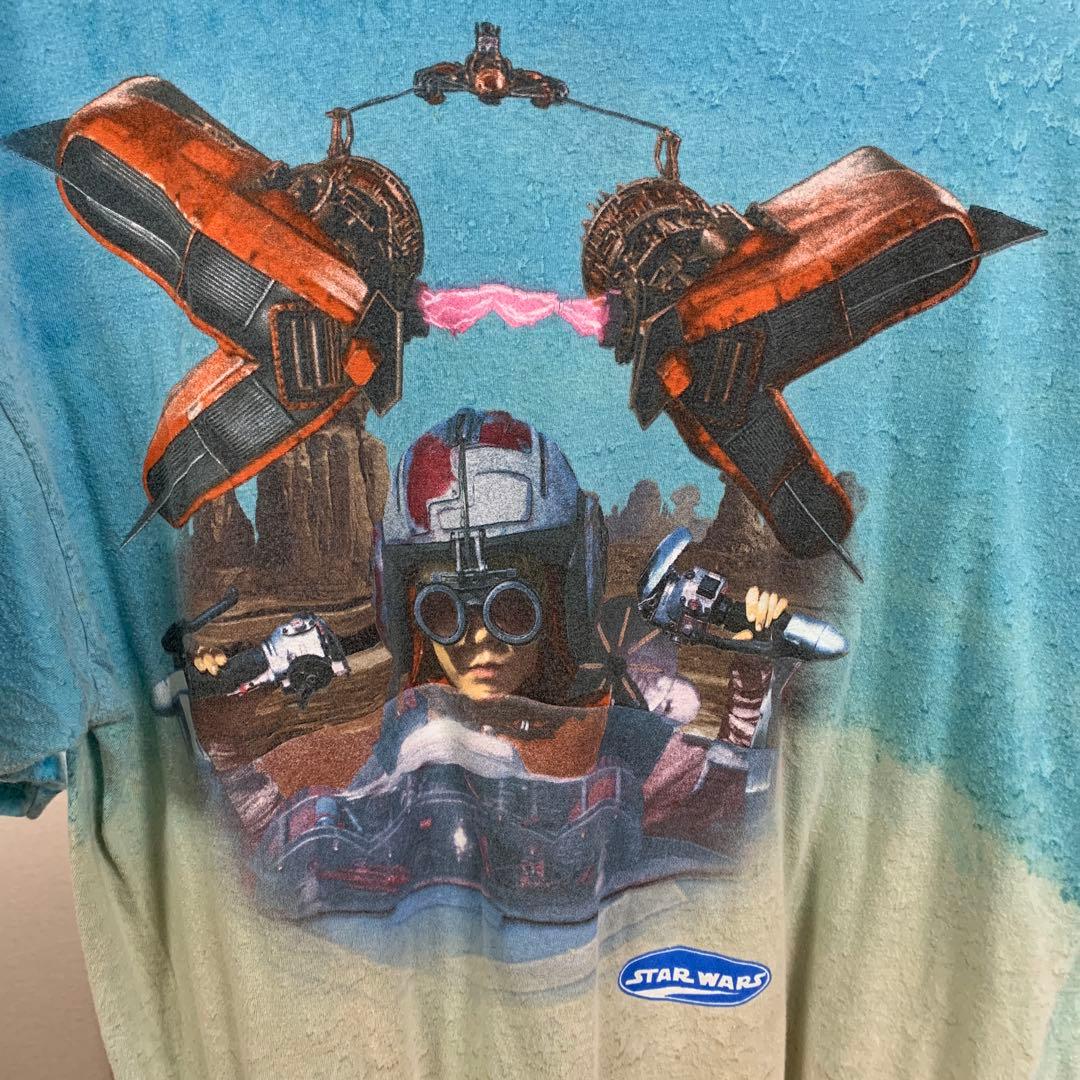 希少】90s スターウォーズエピソード1 Tシャツ アナキン ポッドレース