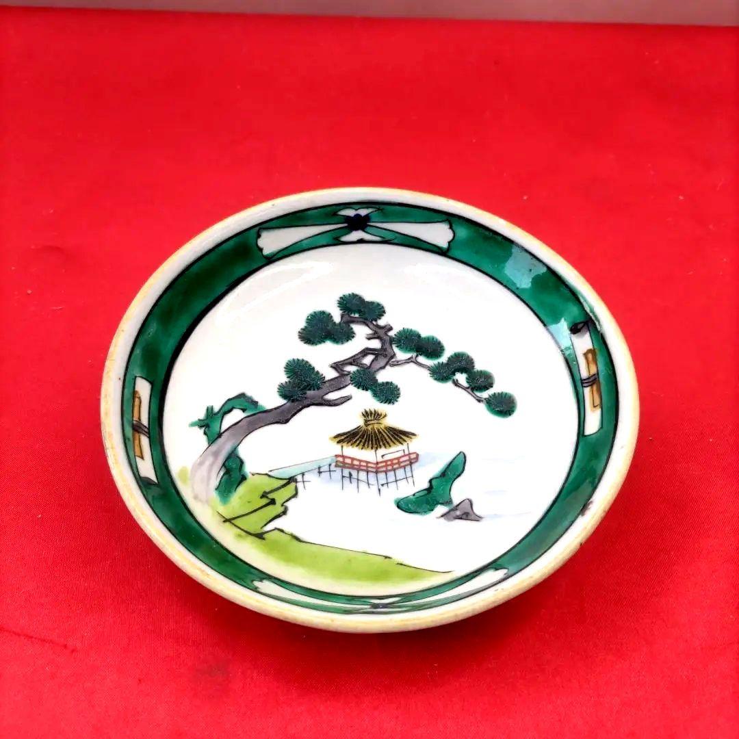 九谷焼　古九谷　色絵　豆皿　小皿　なます皿　6客セット