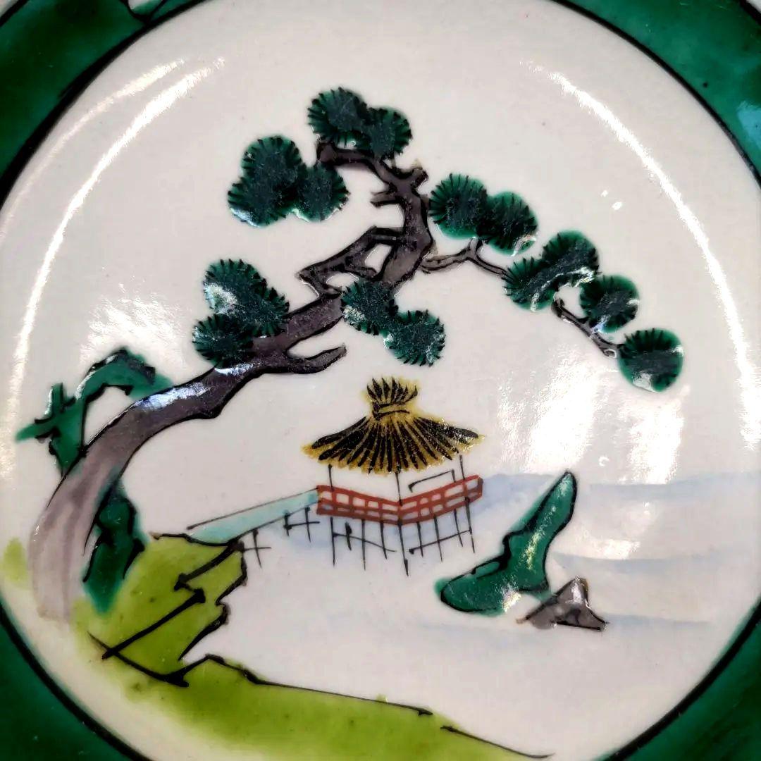 九谷焼　古九谷　色絵　豆皿　小皿　なます皿　6客セット