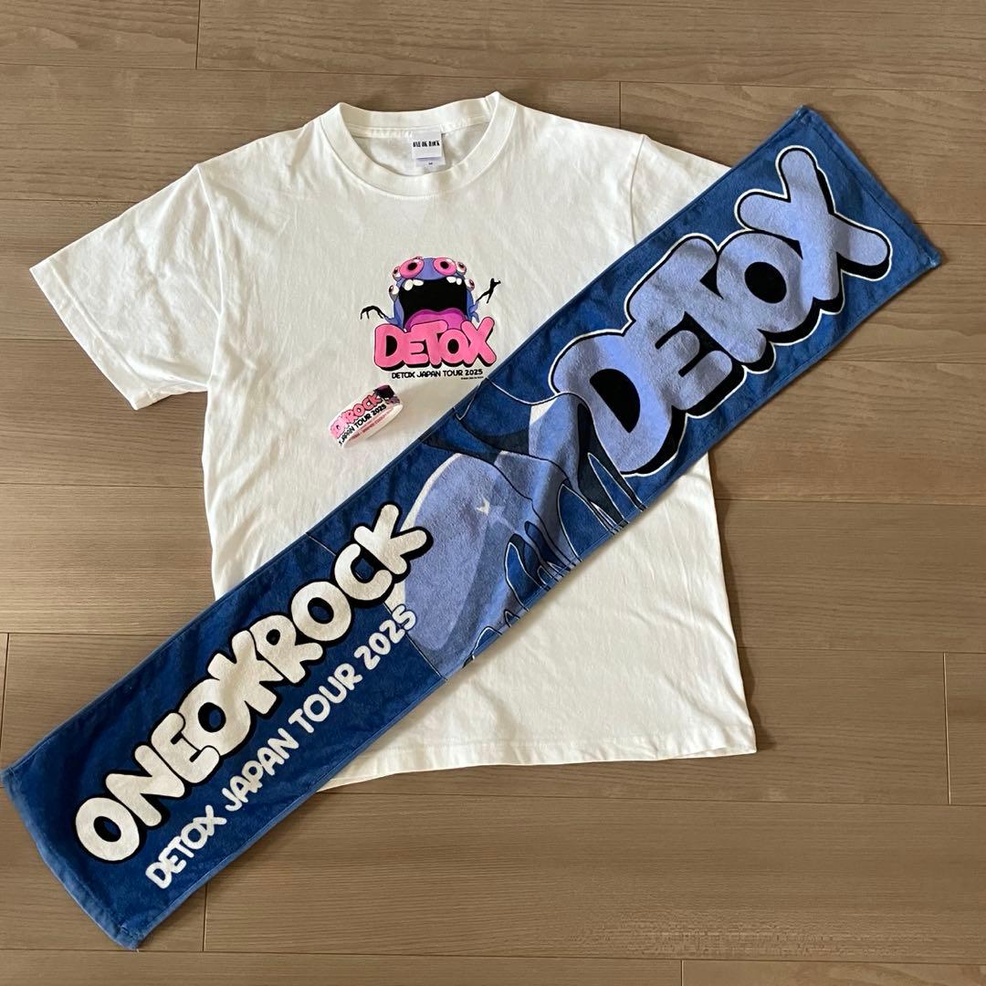 ONE OK ROCK ワンオク 2025 DETOXタオル ラババン Tシャツ ワンオク バン t