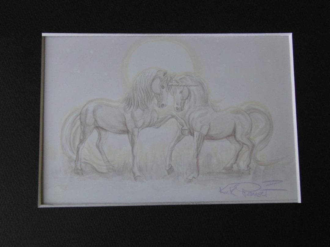 カーク・レイナート、【TRUE LOVE】、希少な額装用画集より、新品額装付