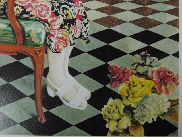 竹村忠一郎、【ベルサイユ市】、希少な額装用画集より、新品額装付