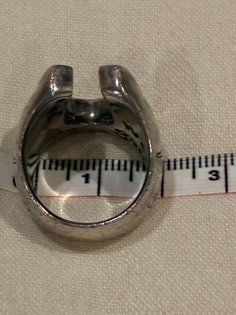 galcia×warp&woofホースシューリング　シルバー925