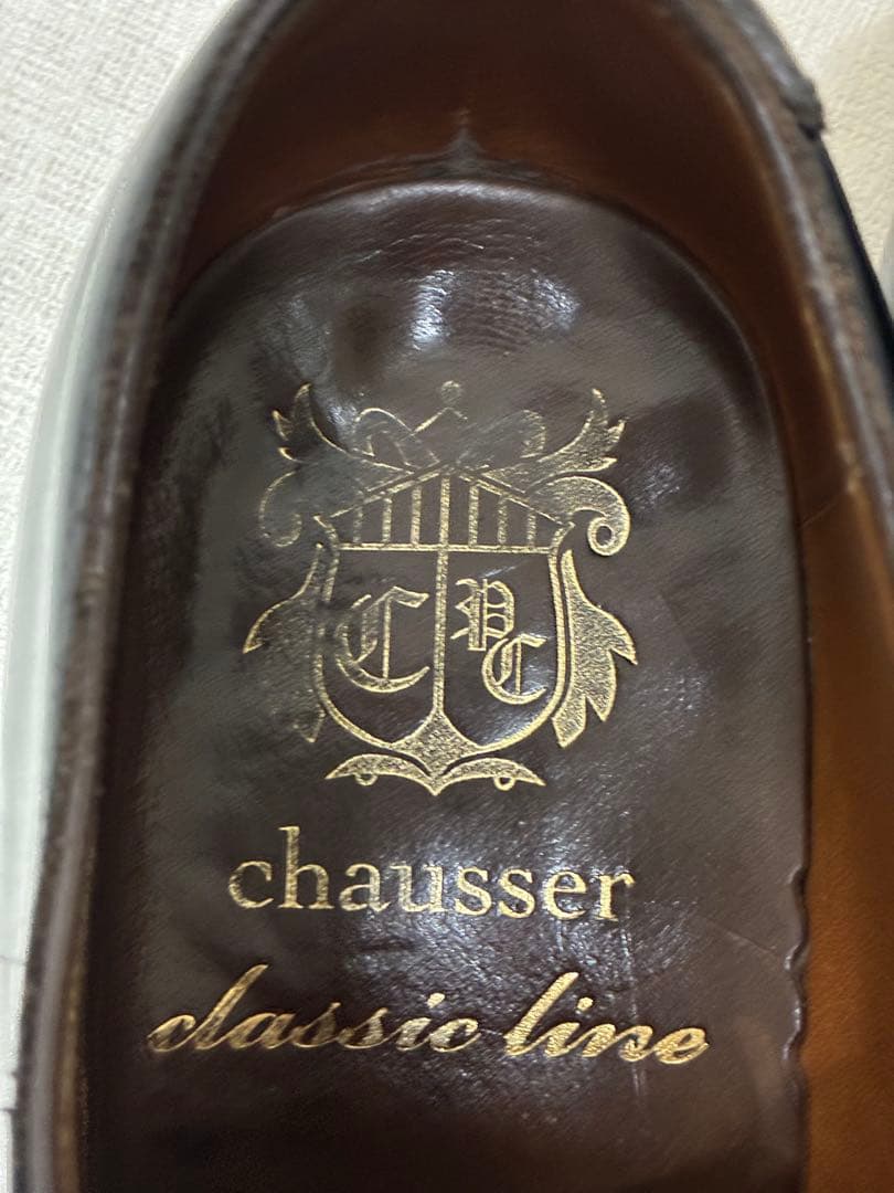 ショセ　モカ　ハントダービー　 Uチップ　25 ドレスシューズ ストレートチップ