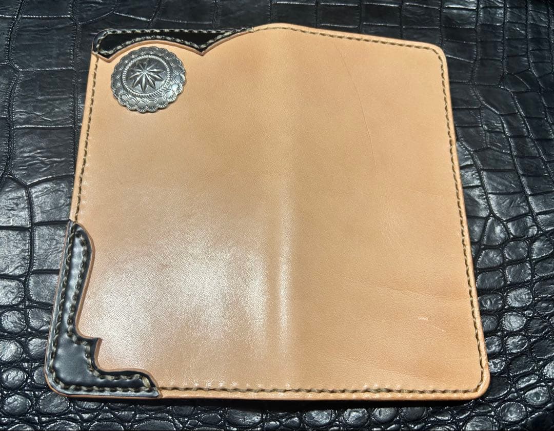 Gravy Leather 栃木レザー×コードバン 長財布 ロング ウォレット