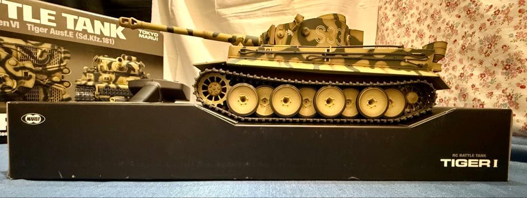 東京マルイRCバトルタンク Tiger Iドイツ重戦車迷彩仕様1/24
