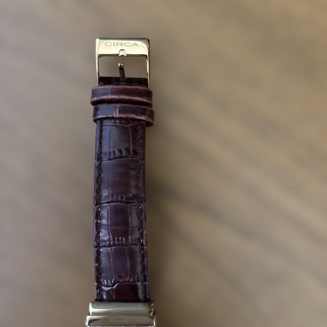 【電池交換済】CIRCA 23K GP サーカ腕時計 クォーツ　スモセコ