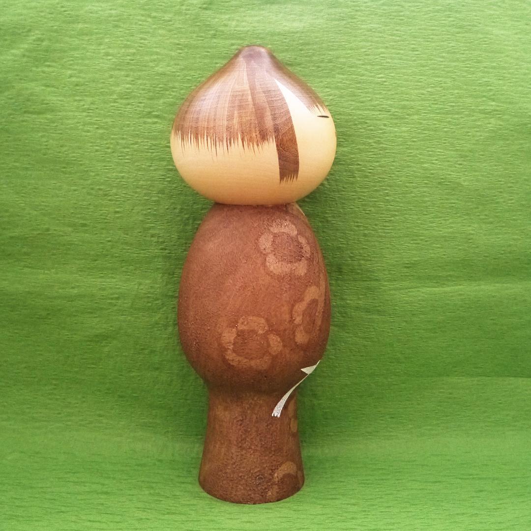 創作こけし 36.5cm 渡辺正雄 無心 Sosaku Kokeshi Doll