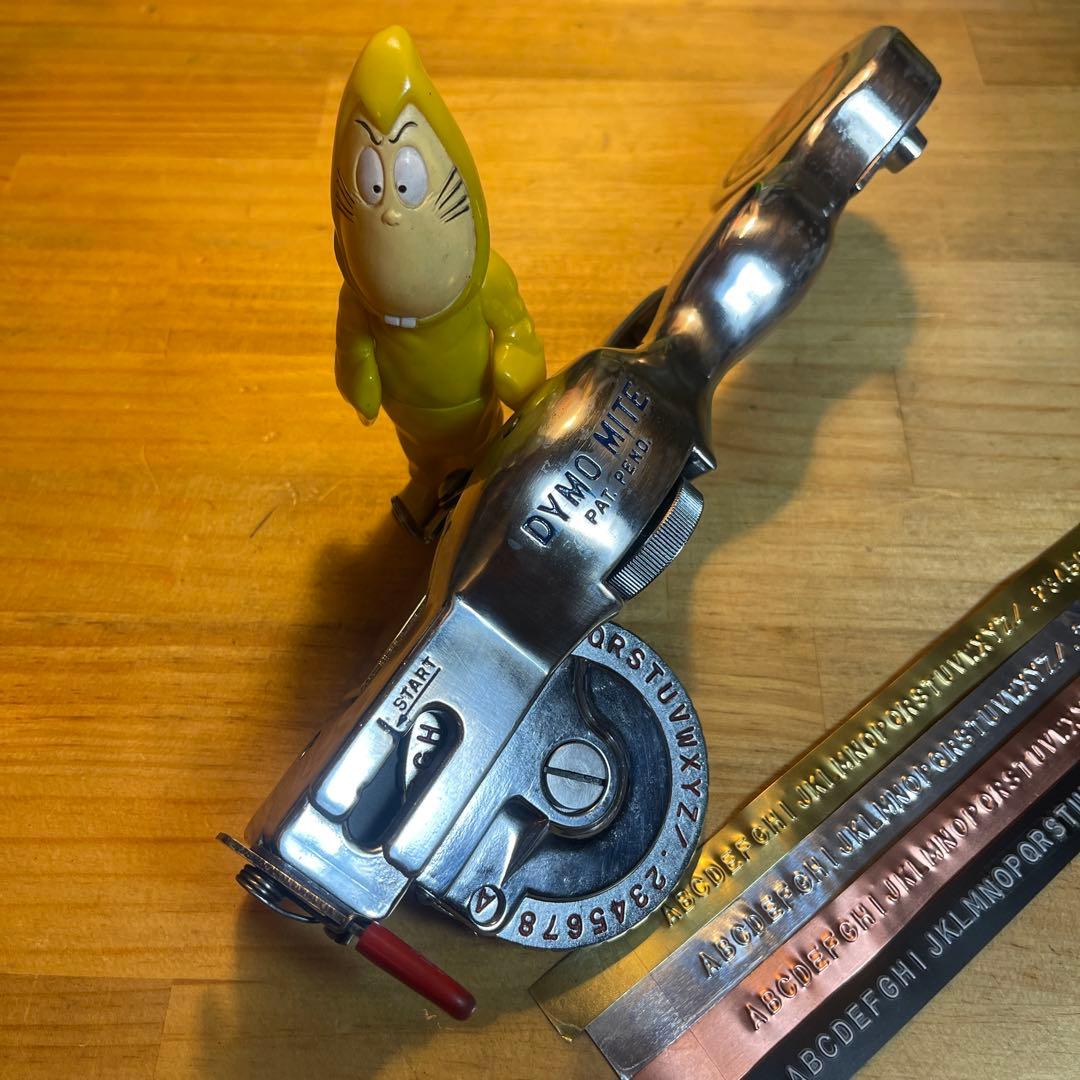 □製品保証□【美品・機関良好】ダイモ DYMO M-2C クローム 181-13 パンチ