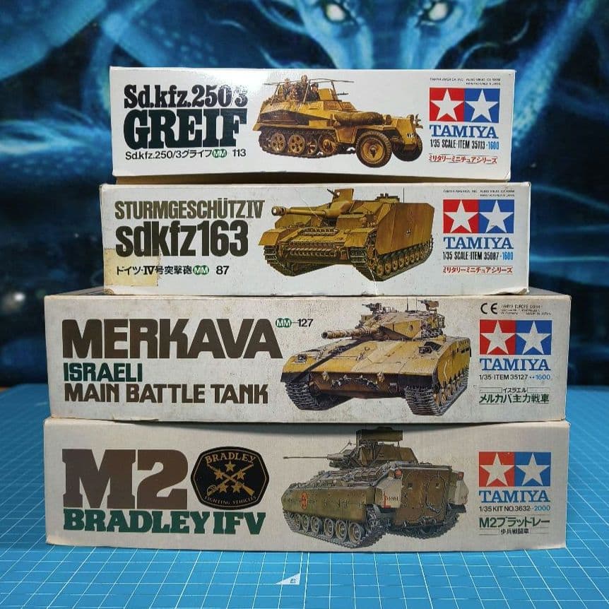 17 未組立 タミヤ ミリタリーミニチュアシリーズ プラモデル 4点