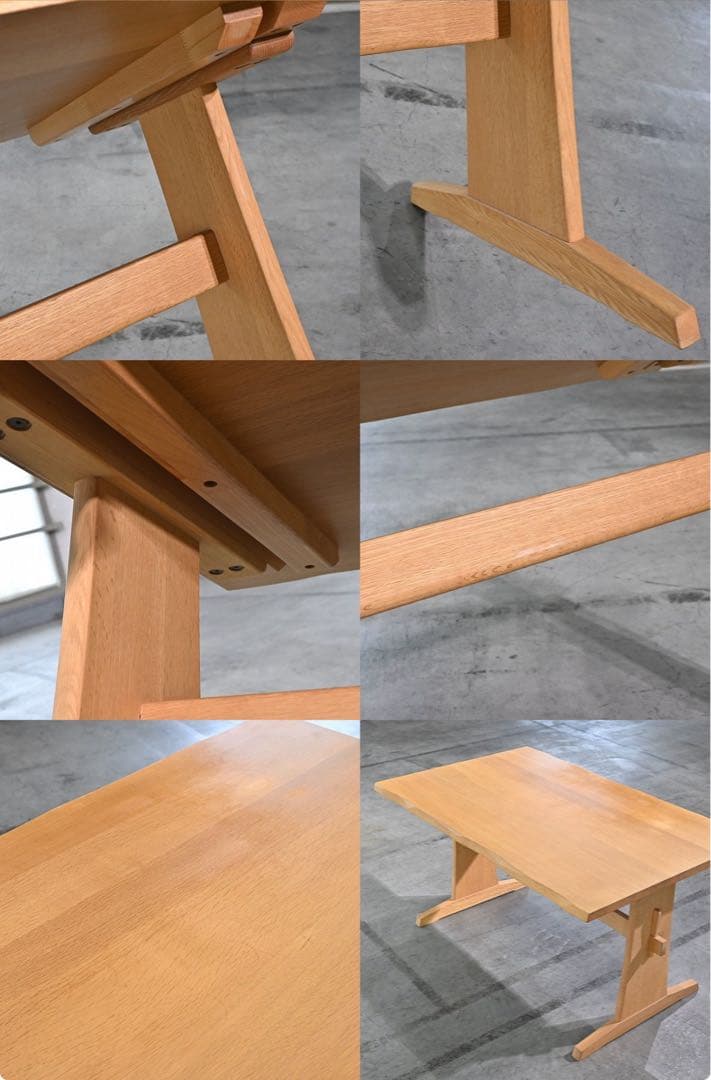 柏木工 定28万最高級 オーク材 無垢 KASHIWA 飛騨家具IDC大塚家具