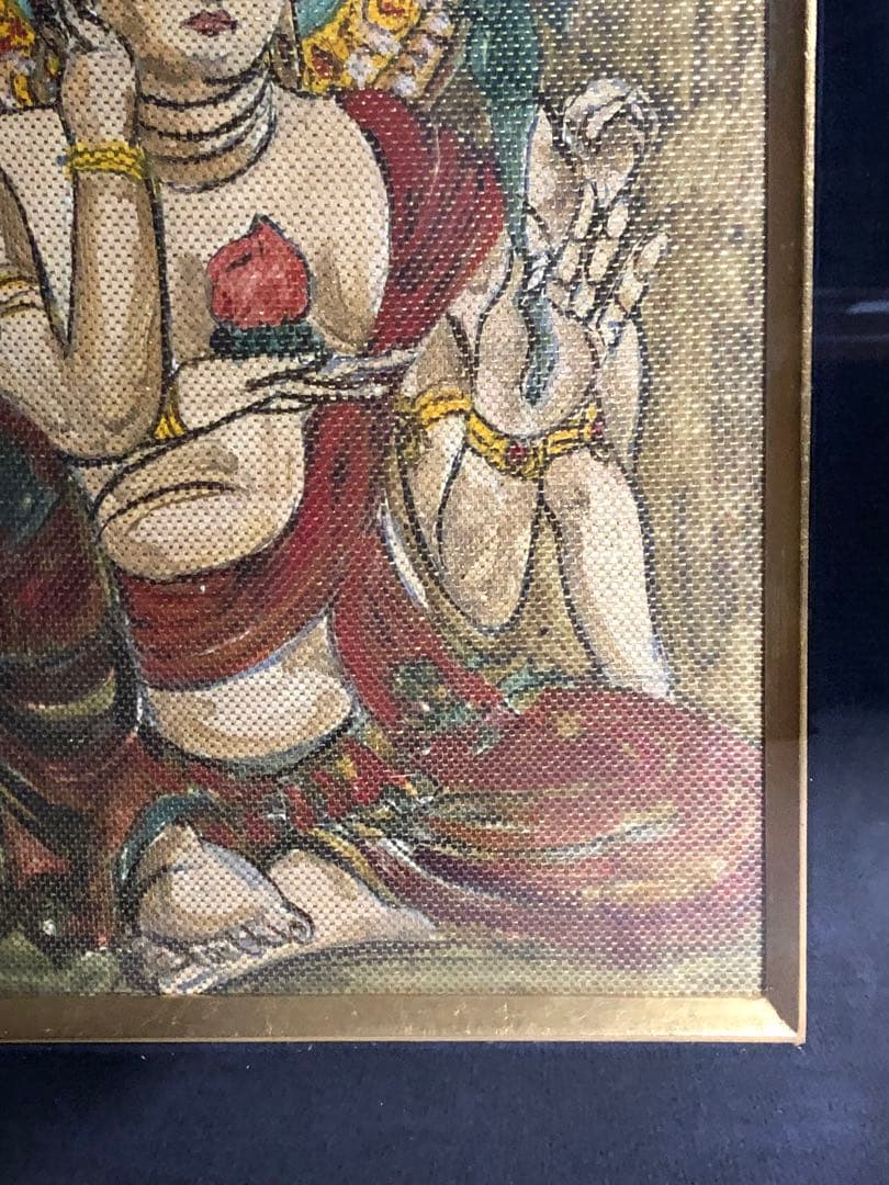 滝川先生佛画。西洋画。昭和時代。1966年。滝川太郎。美品。美術品。