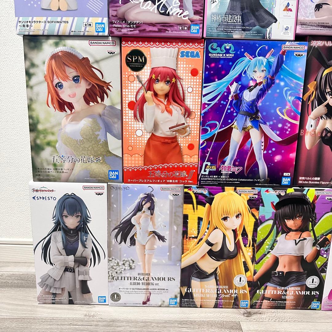 最新プライズフィギュア 24個セット セット販売　美少女　ジャンプ系③